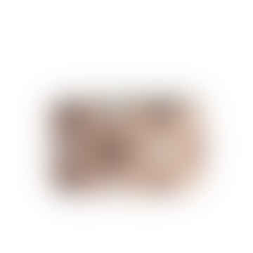 58 cm brauner Kekse Ovaler gerader Velours schlanker Lampenschirm