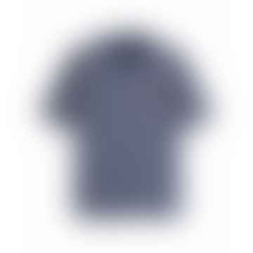 Blauer Streifen -Look -Skate Grafik T -Shirt