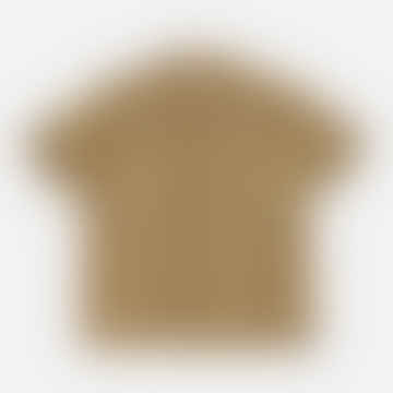 Camp Shirt Shirt Stampa marrone