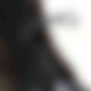 Punci cerati rotondi 3-4 occhielli (60 cm) - Matt nero / nero