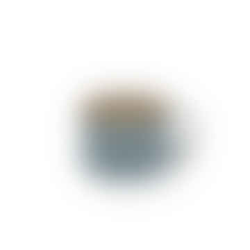 Tazza di caffè in blu fumoso/grigio nebbioso