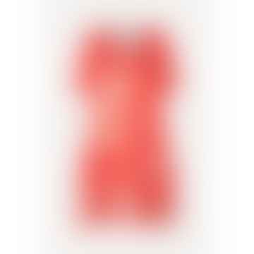 Stine Goya Cali Blumen Hüfte Flex Kurzkleid Größe: M, col: Pfirsich