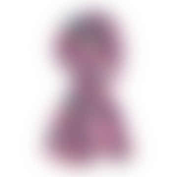 SF023 aquarelle qui laisse un foulard en violet et sarcelle