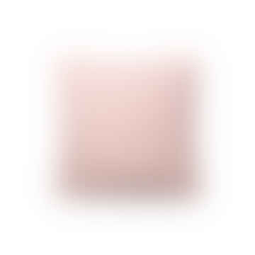 Ramie Cotton Square Kissen - Pink