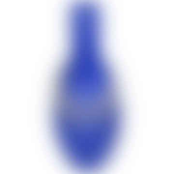 Farbe Pop Blue Vase mit Halsketten