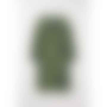 Vestido trapezoide de la manga de globo Luisa Cerano Col: 3462 Verde, Tamaño: 10