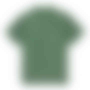 Chemise à manches courtes Kantha - vert