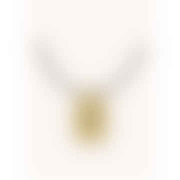 Stone Heart Boheme Necklace - Gold