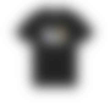 Camiseta gráfica bissel negra