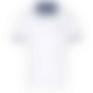 Barbour International Tracker Polo Shirt Weiß/Blau