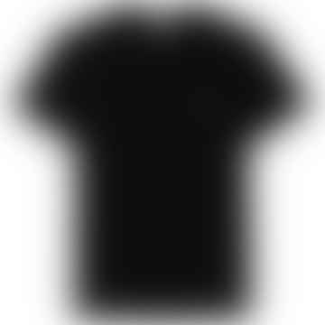 Th6709 t -shirt di cotone Pima - nero