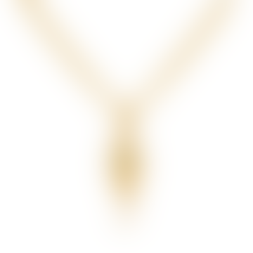 Gold Tasha Hamsa Pendant Necklace