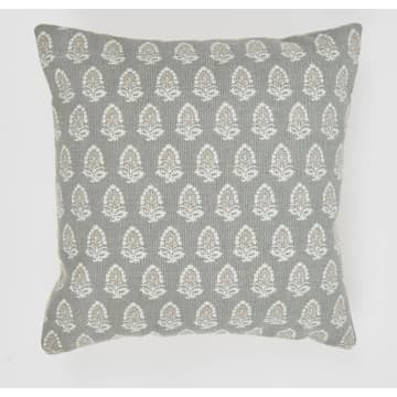 Jaipur Acorn Cushion Dove Grey/Shell 45 x 45cm