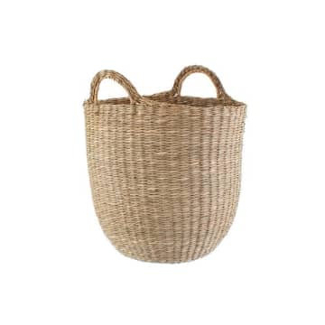 Woven Seagrass Storage Basket