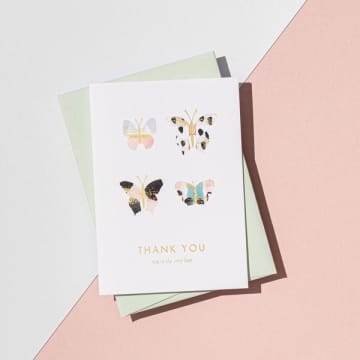 Danke Schmetterlingskarte