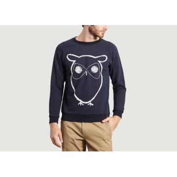 Navy Blue Owl Sweatshirt