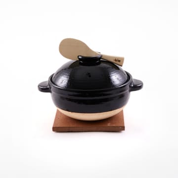 Kamado-San Rice Cooker Donabe Clay Cooking Pot  - 5 Rice Cup