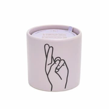 Fingers Crossed Impressions Candle
