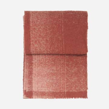 Vulcanic Throw Blanket aus Alpaka-Wolle - Rusty Red
