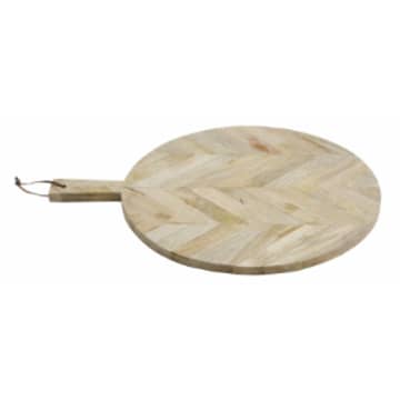 Chopping Board Herringbone Wood L