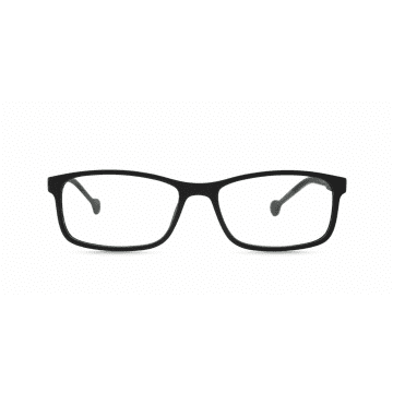 Sustainable Tamesis Black Unisex Reading Glasses Anti Blue Light