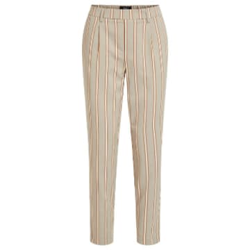 Grey Objamanda Tapered Striped Pants