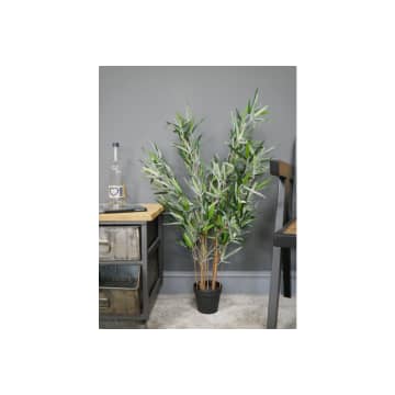 Faux Potted Bamboo Plant