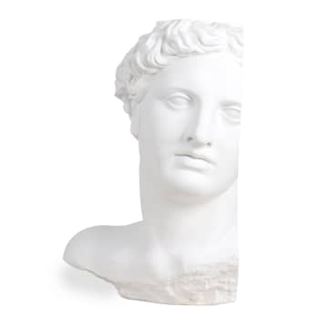 Statue de tête d'Apollon