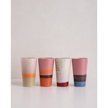 Ceramic 70 S Latte Set Of 4