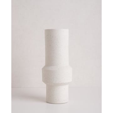 Speckled Clay Vase Straight