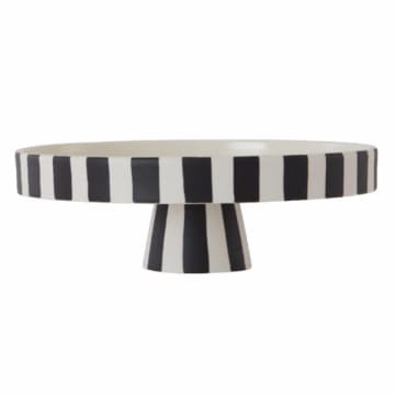 Large  Black and White  Toppu Cake Stand