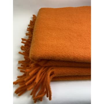 Decke Wolle Basic Orange FB 37