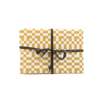 10 Sheets of Gift Wrap - Otti Mustard