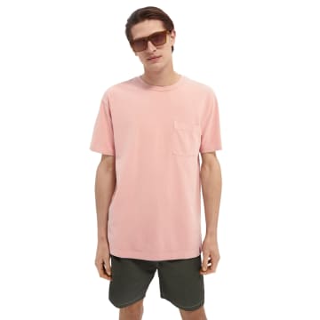 Camiseta de piqué de algodón orgánico rosa