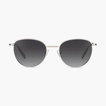 Unisex Sonnenbrille UV400 P8 Silber Farbverlauf Grau