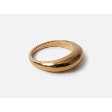 Chunky Stapelring Single Gold