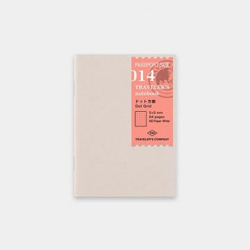 Recambio para cuaderno 014 Dot Grid Tamaño pasaporte