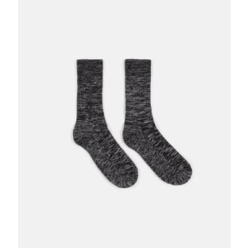 Organic Cotton Socks Grey Twister
