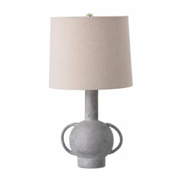 Table Lamp Grey Terracotta