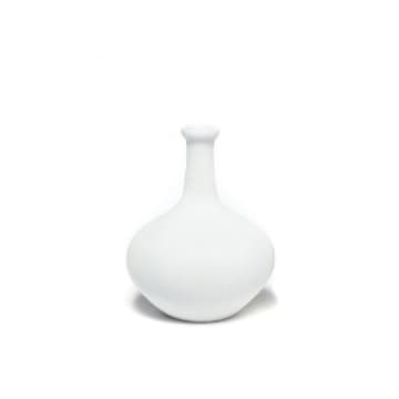 Small  White Athen Vase