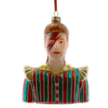 David Bowie Christmas Tree Ornament