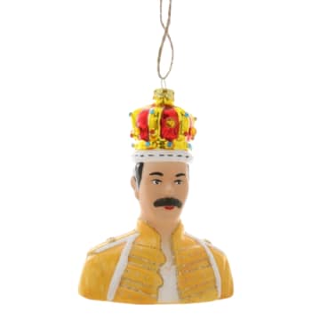 Freddie Mercury Christmas Tree Ornament