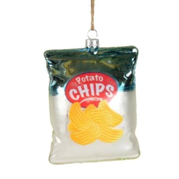Potato Chips Christmas Tree Ornament