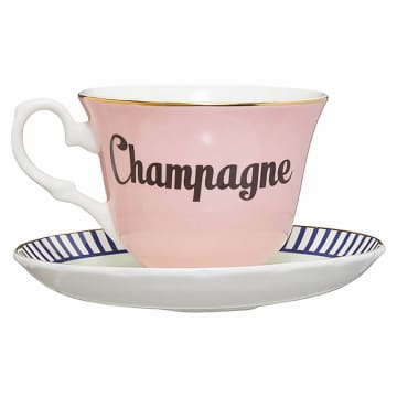 Champagne Tea Cup & Saucer