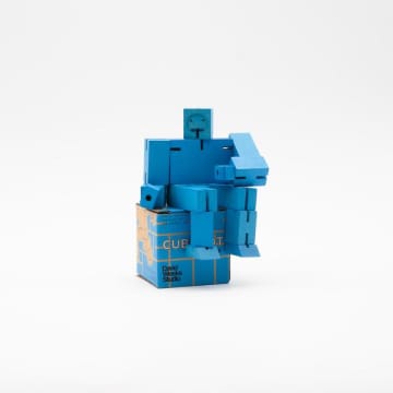 Cuberobot small David Weeks, blau