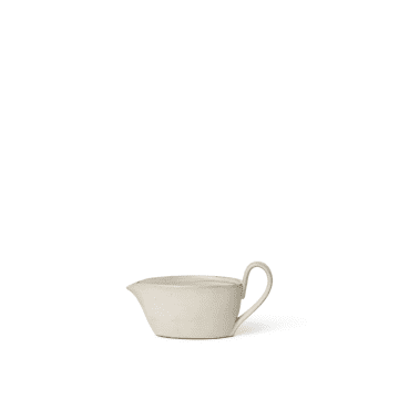 flow Sauce Boat - Speckle Off White