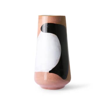 Vase en céramique peint à la main en couleurs