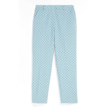 Erica Cotton-Blend Trousers - Water