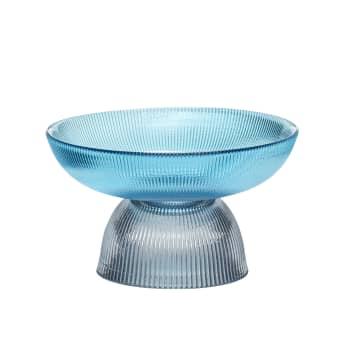 Glass Bowl - Blue / Grey