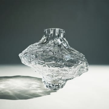 Canyon Clear Glass Vase - Large 